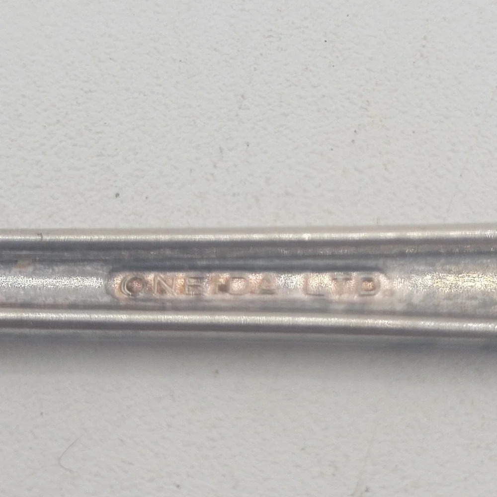 Oneida ENCHANTMENT Child (2)‎ Spoon, Fork & Knife Silver Plate Flatware